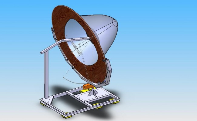 Radome Test Rig Rendering