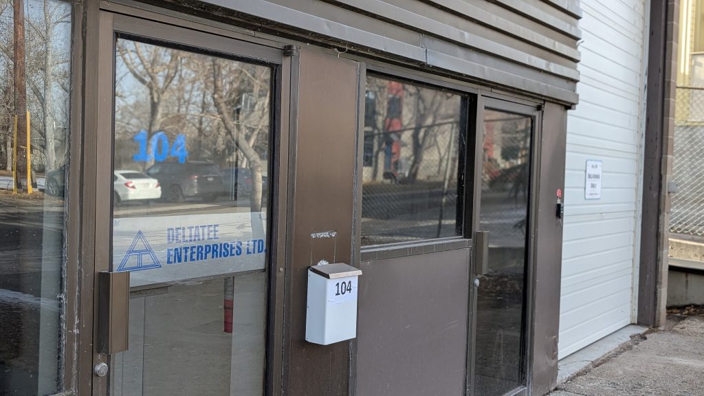 Bay 104 main entrance and overhead door view